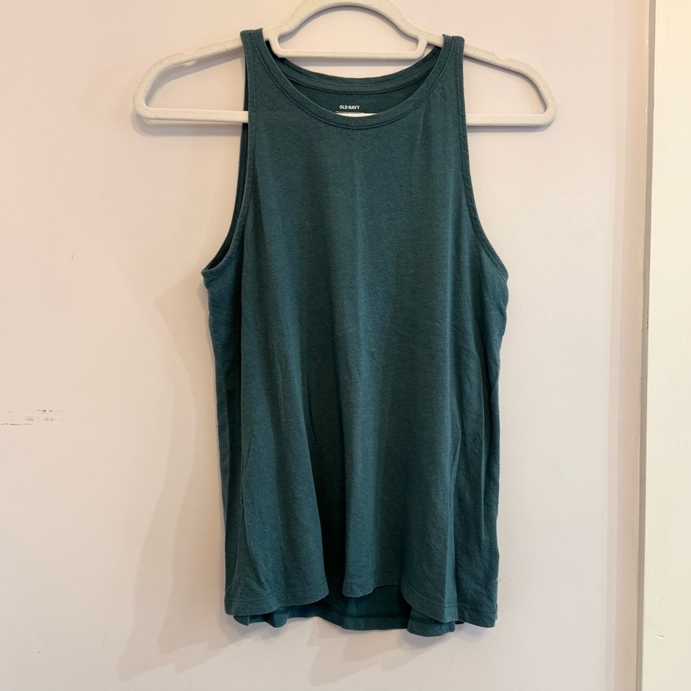 Old Navy dark teal tank top